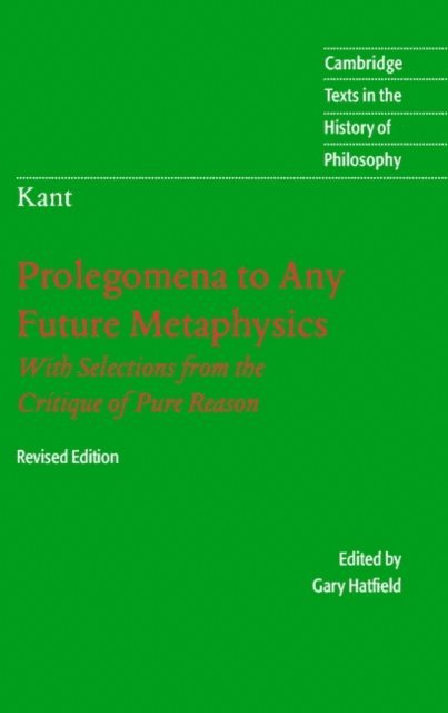 Immanuel Kant - Immanuel Kant: Prolegomena to Any Future Metaphysics, E-bok