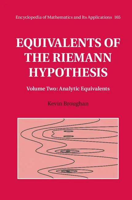 Kevin Broughan - Equivalents of the Riemann Hypothesis: Volume 2, Analytic Equivalents, Inbunden. Tillgänglighet: Lägg i varukorg