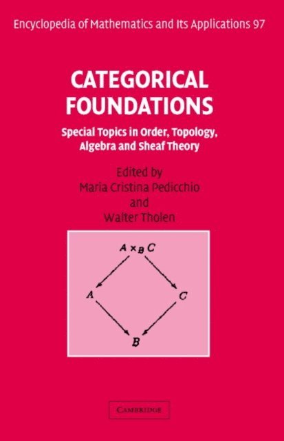 Walter Tholen, Maria Cristina Pedicchio - Categorical Foundations, E-bok