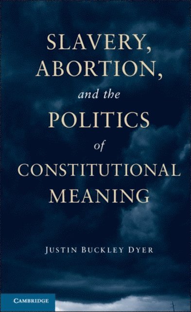 Justin Buckley Dyer - Slavery, Abortion, and the Politics of Constitutional Meaning, E-bok