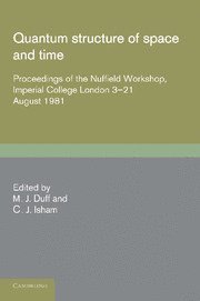 Quantum Structure of Space and Time
