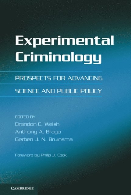 Gerben J. N. Bruinsma, Anthony A. Braga, Brandon C. Welsh - Experimental Criminology, E-bok