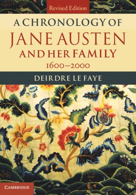 Deirdre Le Faye - Chronology of Jane Austen and her Family, E-bok