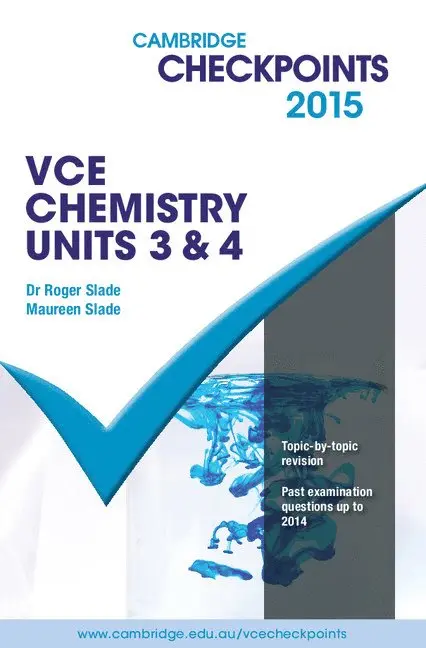 Roger Slade, Maureen Slade - Cambridge Checkpoints VCE Chemistry Units 3 and 4 2015, Häftad. Tillgänglighet: Tillfälligt slut