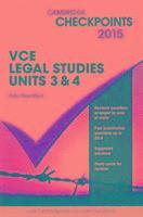 Cambridge Checkpoints VCE Legal Studies Units 3 and 4 2015 and Quiz Me More