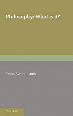 F. B. Jevons - Philosophy, Häftad. Tillgänglighet: Lägg i varukorg
