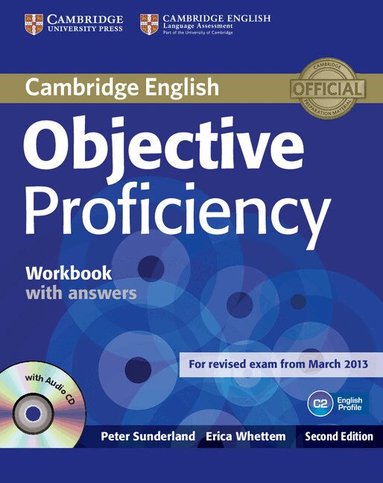 Objective Proficiency Workbook with Answers with Audio CD by Peter Sunderland, Erica Whettem