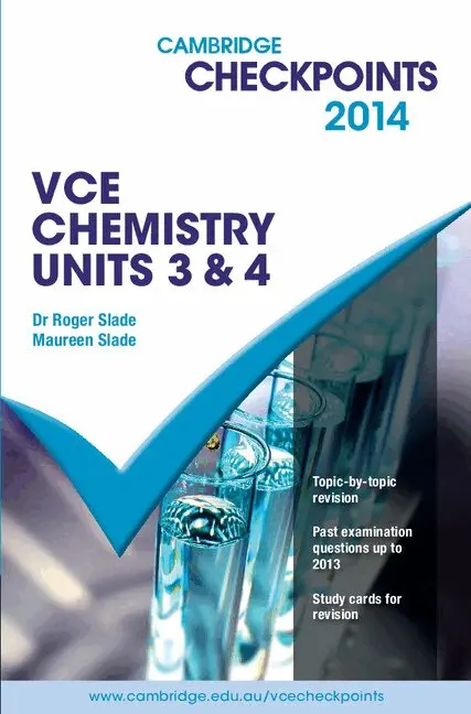 Roger Slade, Maureen Slade - Cambridge Checkpoints VCE Chemistry Units 3 and 4 2014, Häftad. Tillgänglighet: Lägg i varukorg
