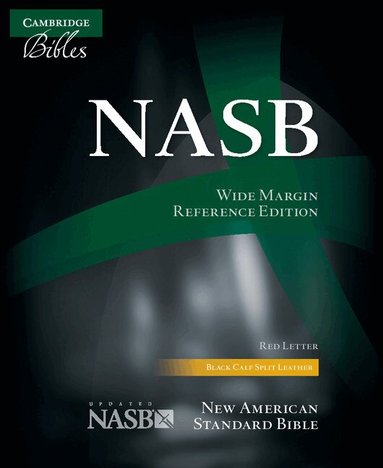 NASB Aquila Wide Margin Reference Bible, Black Calf Split Leather, Red-Letter Text NS744:XRM by Tbd
