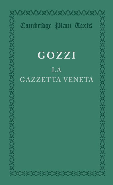 Gasparo Gozzi - La gazzetta veneta, Häftad