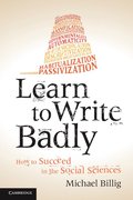 Learn to Write Badly