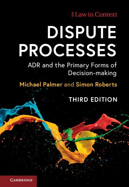 Michael Palmer, Simon Roberts - Dispute Processes, Häftad
