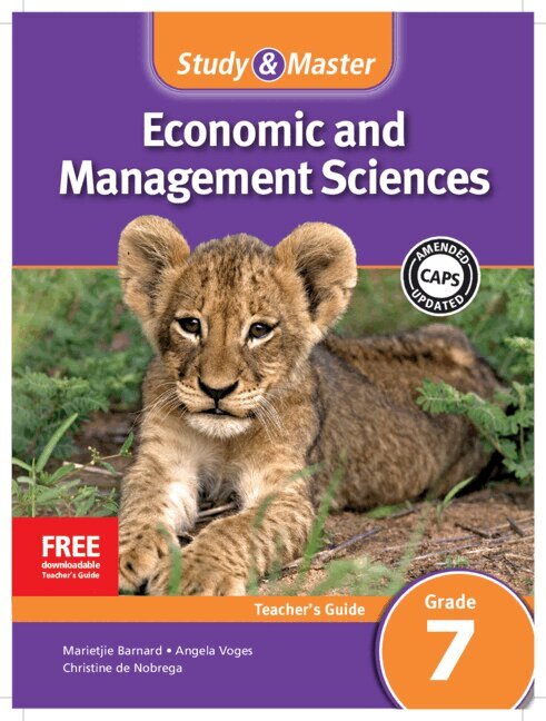 Marietjie Barnard, Angela Voges, Christine de Nobrega - Study & Master Economic and Management Sciences Teacher's Guide Grade 7 Teacher's Guide, Häftad. Tillgänglighet: Tillfälligt slut