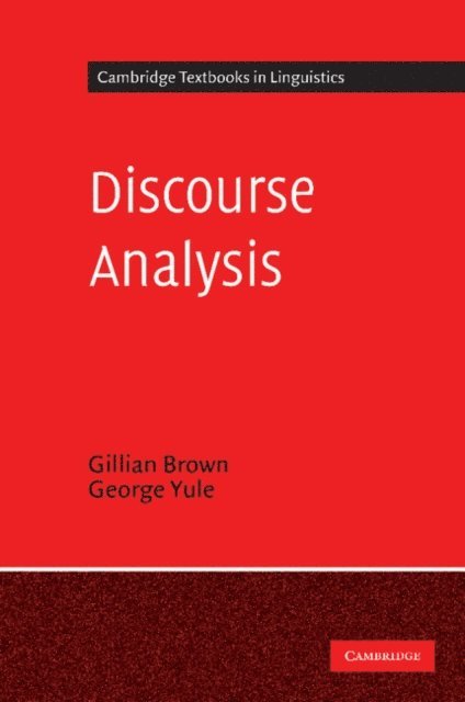 George Yule, Gillian Brown - Discourse Analysis, E-bok