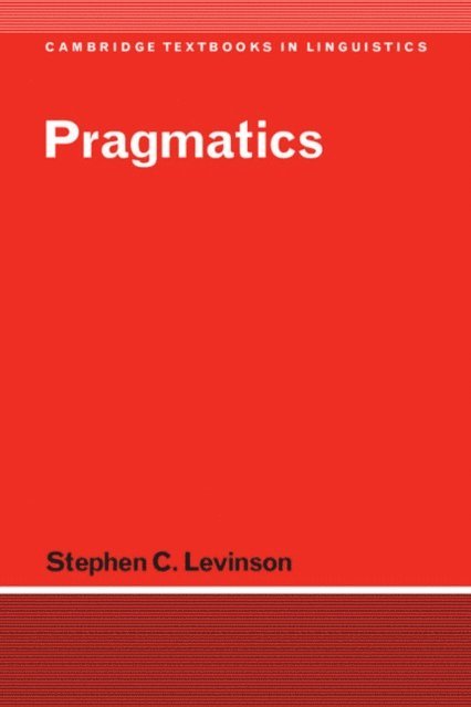 Stephen C. Levinson - Pragmatics, E-bok
