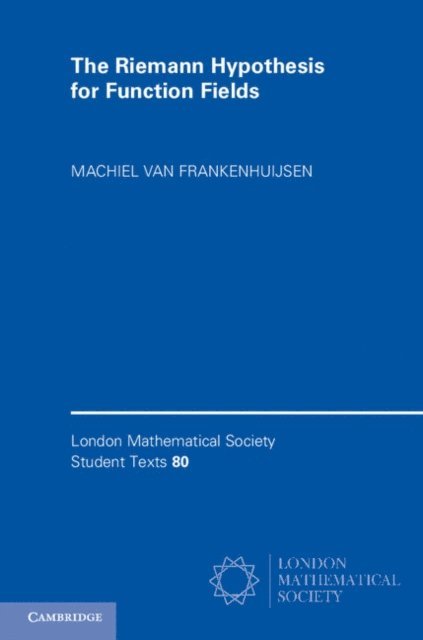 Machiel van Frankenhuijsen - Riemann Hypothesis for Function Fields, E-bok