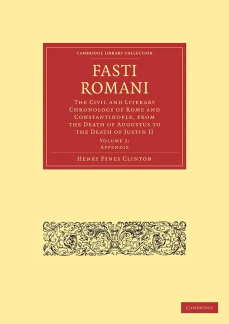 Henry Fynes Clinton - Fasti Romani, Häftad. Tillgänglighet: Lägg i varukorg