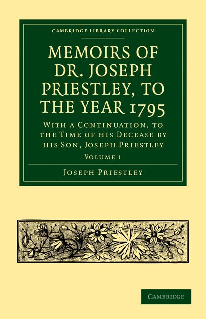 Joseph Priestley, Thomas Cooper - Memoirs of Dr. Joseph Priestley, Häftad