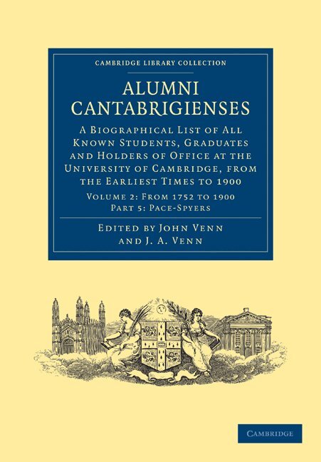 John Venn, John Archibald Venn - Alumni Cantabrigienses, Häftad