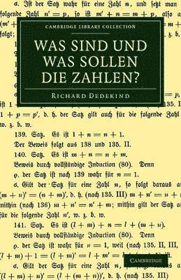 Was sind und was sollen die Zahlen? by Richard Dedekind