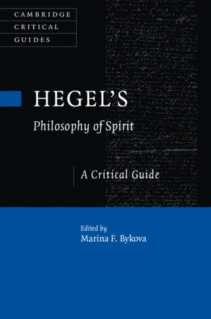 Marina F. Bykova - Hegel's Philosophy of Spirit, E-bok