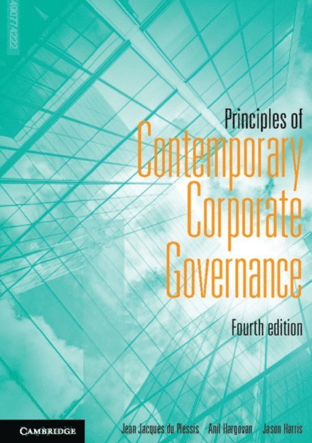 Jason Harris, Anil Hargovan, Jean Jacques du Plessis - Principles of Contemporary Corporate Governance, E-bok