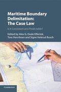 Maritime Boundary Delimitation: The Case Law