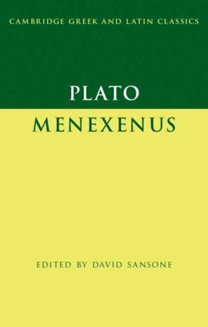 David Sansone - Plato: Menexenus, E-bok