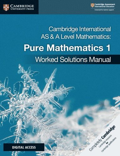 Cambridge International AS & A Level Mathematics Pure Mathematics 1 Worked Solutions Manual with Digital Access av Muriel James