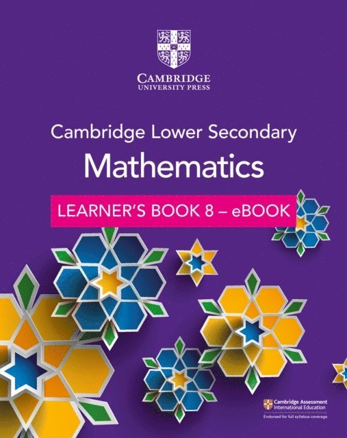 Chris Pearce, Greg Byrd, Lynn Byrd - Cambridge Lower Secondary Mathematics Learner's Book 8 - eBook, E-bok