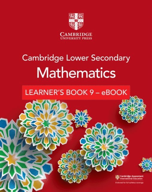 Chris Pearce, Greg Byrd, Lynn Byrd - Cambridge Lower Secondary Mathematics Learner's Book 9 - eBook, E-bok