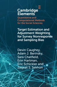 Target Estimation and Adjustment Weighting for Survey Nonresponse and Sampling Bias