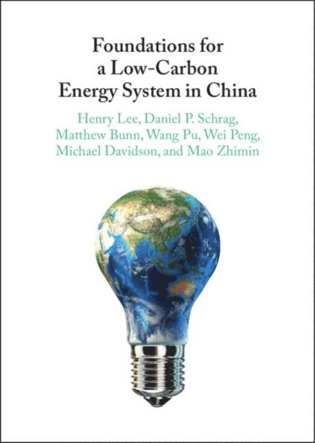 Mao Zhimin, Wang Pu, Wei Peng, Michael Davidson, Matthew Bunn, Daniel P. Schrag, Henry Lee - Foundations for a Low-Carbon Energy System in China, E-bok