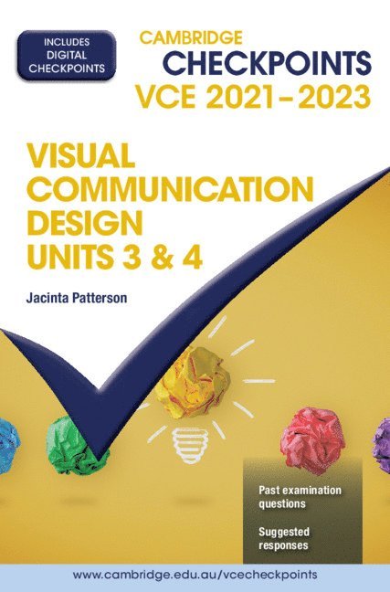 Jacinta Patterson - Cambridge Checkpoints VCE Visual Communication Units 3&4 2021-2023. Tillgänglighet: Lägg i varukorg