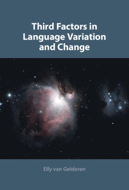 Elly Van Gelderen - Third Factors in Language Variation and Change, E-bok
