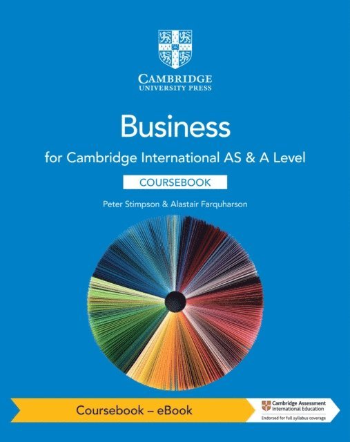 Alastair Farquharson, Peter Stimpson - Cambridge International AS & A Level Business Coursebook - eBook, E-bok
