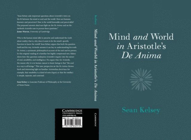 Sean Kelsey - Mind and World in Aristotle's De Anima, E-bok