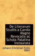 De Literarum Studiis a Carolo Magno Revocatis ac Schola Palatina Instaurata