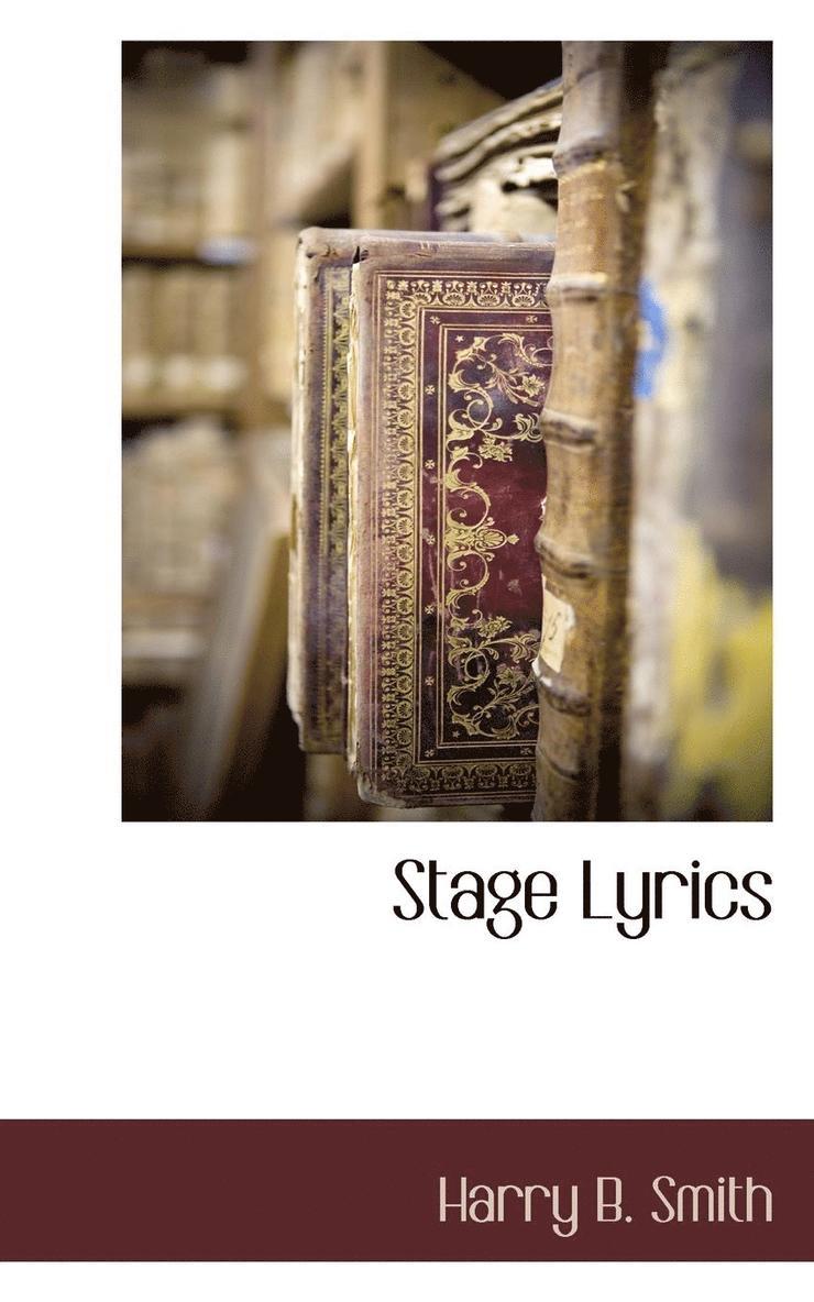 Harry B Smith - Stage Lyrics, Häftad