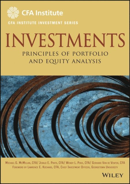 Gerhard Van de Venter, Wendy L. Pirie, Jerald E. Pinto, Michael McMillan - Investments, E-bok