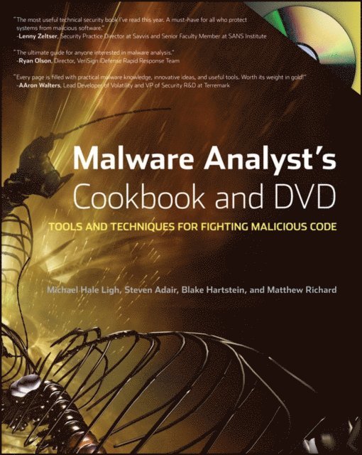 Matthew Richard, Blake Hartstein, Steven Adair, Michael Ligh - Malware Analyst's Cookbook and DVD, E-bok