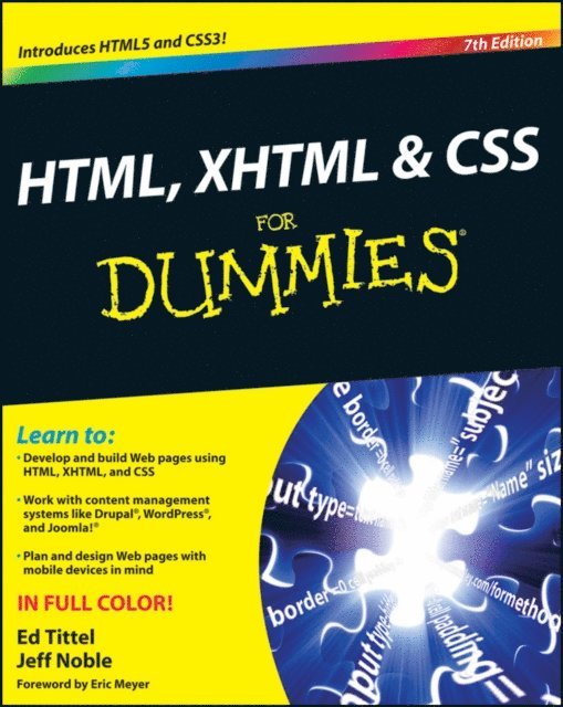 Jeff Noble, Ed Tittel - HTML, XHTML and CSS For Dummies, E-bok