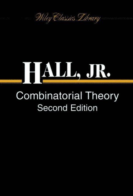Marshall Hall - Combinatorial Theory, E-bok