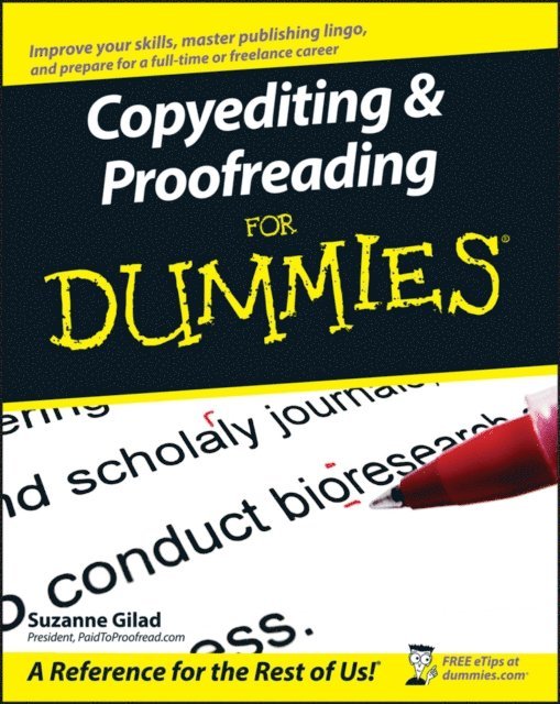 Suzanne Gilad - Copyediting and Proofreading For Dummies, E-bok. Tillgänglighet: Lägg i varukorg