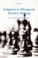 Max H. Bazerman, Don A. Moore - Judgment in Managerial Decision Making, Inbunden