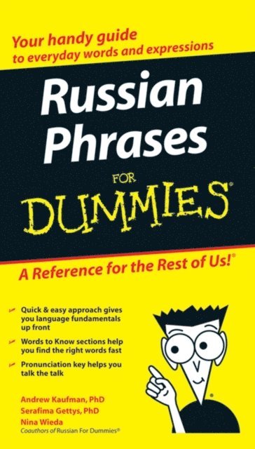 Serafima Gettys, Andrew D. Kaufman - Russian Phrases For Dummies, E-bok