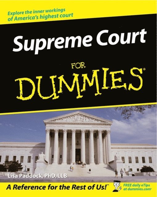 Lisa Paddock - Supreme Court For Dummies, E-bok
