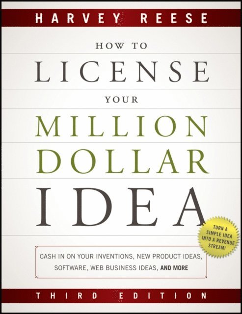 Harvey Reese - How to License Your Million Dollar Idea, E-bok. Tillgänglighet: Lägg i varukorg