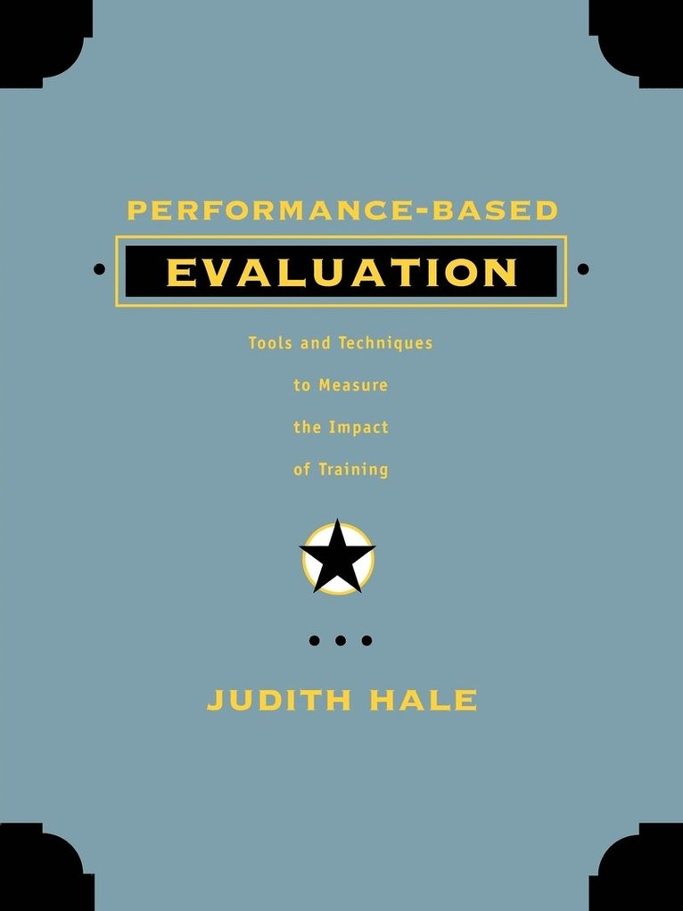 Judith Hale - Performance-Based Evaluation, Häftad