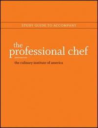 The Professional Chef, Study Guide